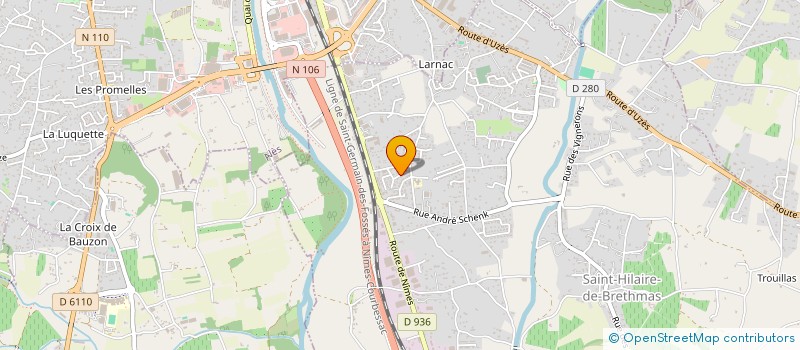 localisation de l'entreprise 790 179 386   SAINT-PAUL-LA-COSTE