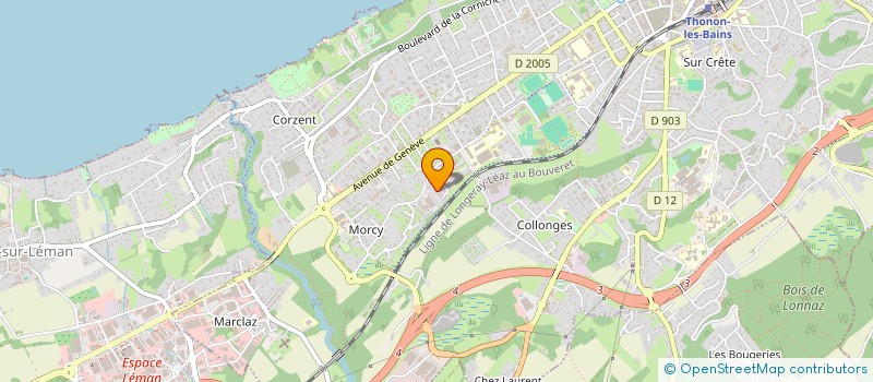 localisation de l'entreprise 790 199 426  à THONON-LES-BAINS