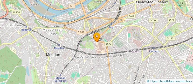 localisation de l'entreprise 790 257 190   CLAMART