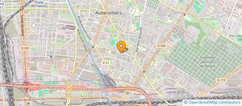 localisation de l'entreprise 790 275 754 à AUBERVILLIERS