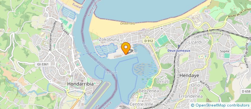 localisation de l'entreprise 790 282 347  à HENDAYE