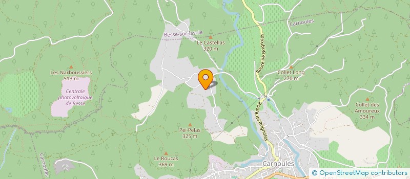 localisation de l'entreprise 790 298 210   CARNOULES