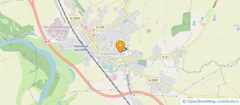 localisation de l'entreprise 790 317 465   MONTOLDRE