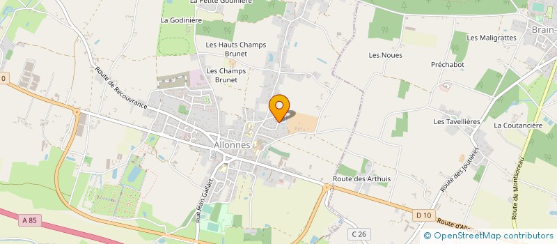 localisation de l'entreprise 790 341 457   LE COUDRAY-MACOUARD