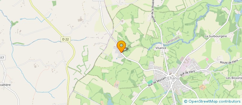 localisation de l'entreprise 790 347 496   CHANU