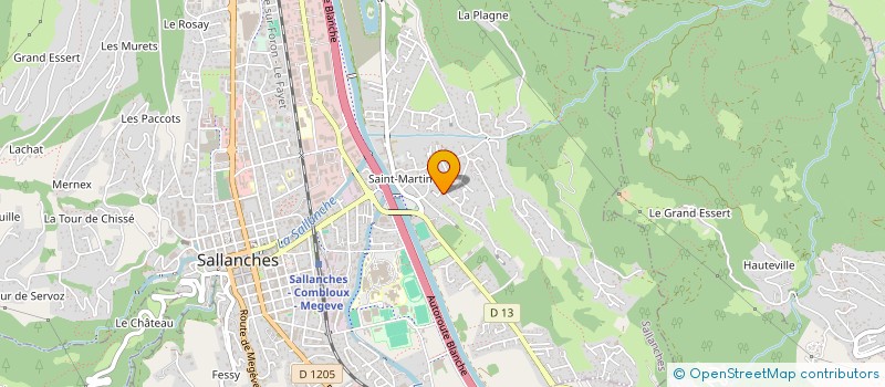 localisation de l'entreprise 790 437 578   SALLANCHES