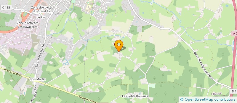 localisation de l'entreprise 790 449 946   CHANGE