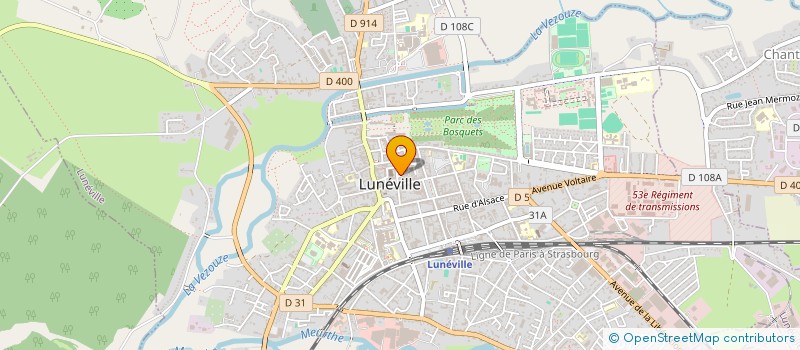 localisation de l'entreprise 790 487 615   LUNEVILLE