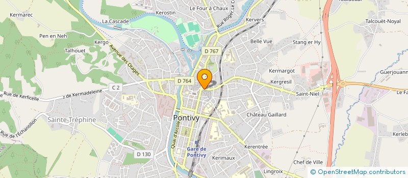 localisation de l'entreprise 790 492 391   PONTIVY