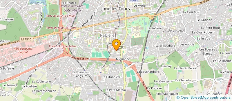 localisation de l'entreprise 790 527 584   CHAMBRAY-LES-TOURS