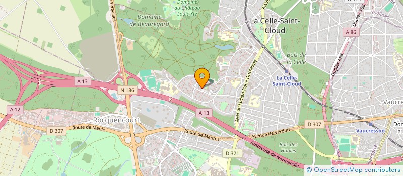 localisation de l'entreprise 790 540 462   LA CELLE-SAINT-CLOUD