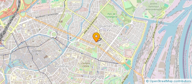 localisation de l'entreprise 790 544 746 à STRASBOURG