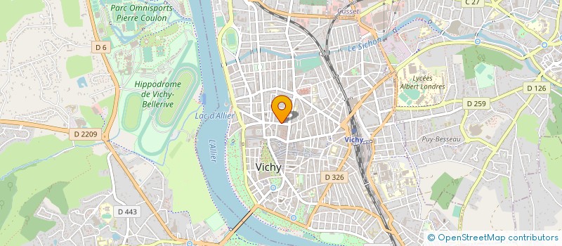 localisation de l'entreprise 790 545 115 à VICHY