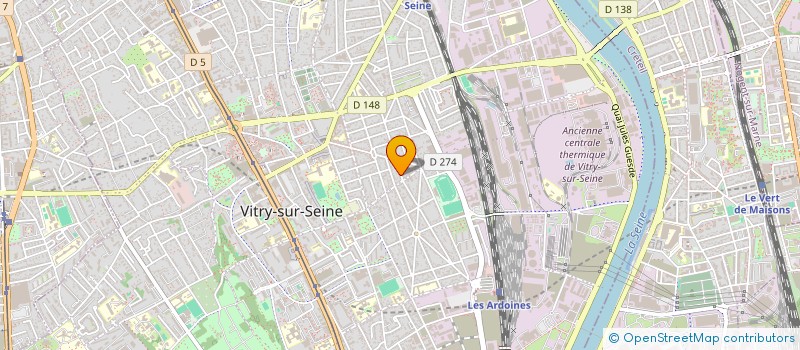 localisation de l'entreprise 790 546 295  à VITRY-SUR-SEINE