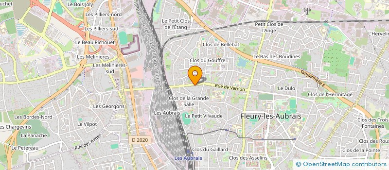 localisation de l'entreprise 790 555 908 à FLEURY-LES-AUBRAIS