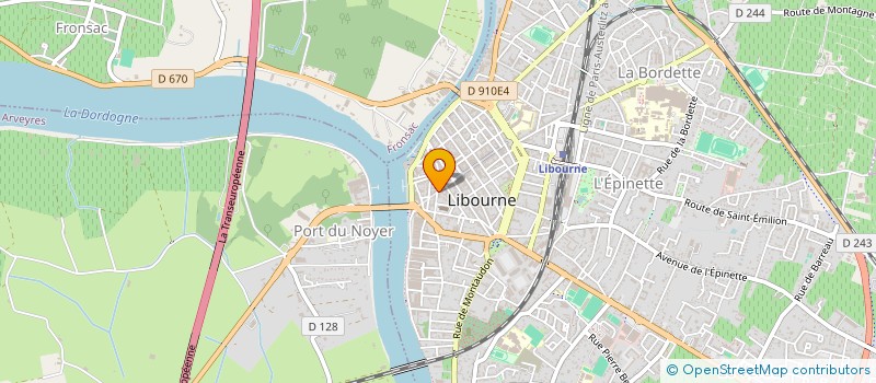 localisation de l'entreprise 790 571 889  à LIBOURNE
