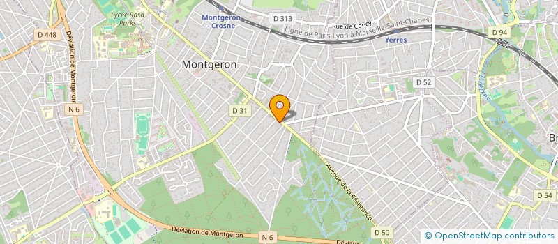 localisation de l'entreprise 790 599 724   MONTGERON