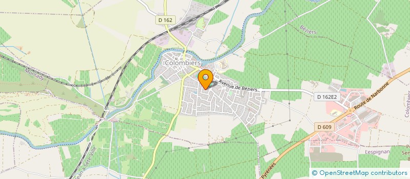 localisation de l'entreprise 790 613 079   COLOMBIERS