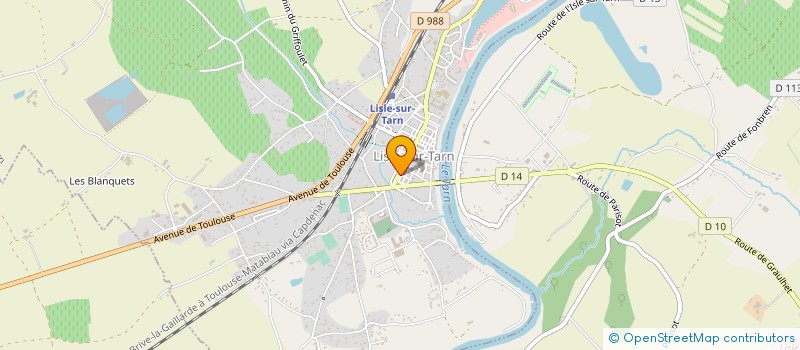 localisation de l'entreprise 790 657 266   LISLE-SUR-TARN