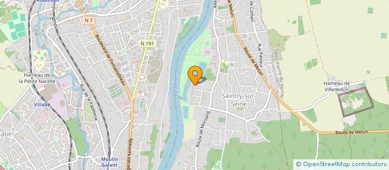localisation de l'entreprise 790 663 223   SAINTRY-SUR-SEINE