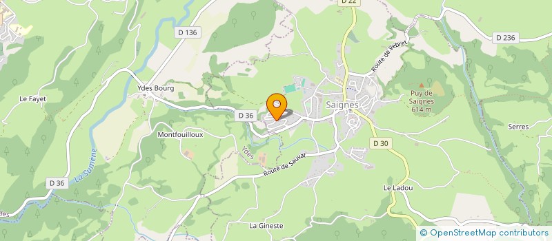 localisation de l'entreprise 790 683 379 à YDES