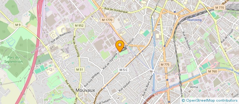 localisation de l'entreprise 790 725 915   RONCQ