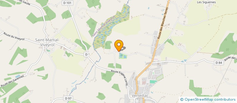 localisation de l'entreprise 790 727 028   VERTEILLAC