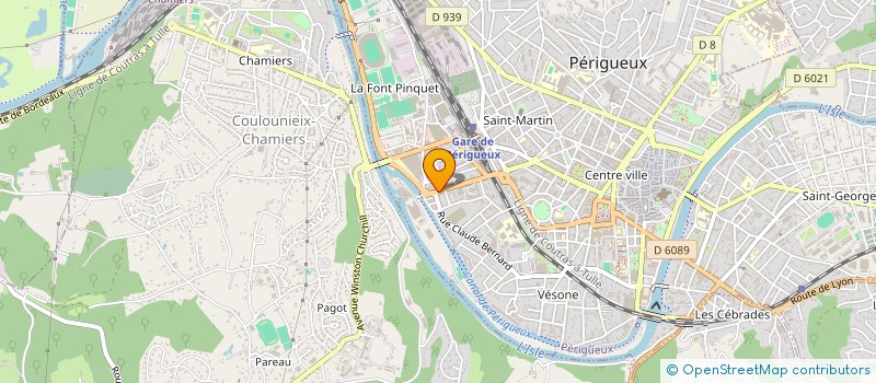 localisation de l'entreprise 790 781 439   PERIGUEUX