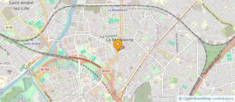 localisation de l'entreprise 790 849 707 à LILLE