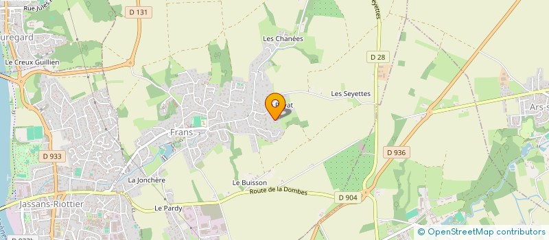 localisation de l'entreprise 790 903 504 à FRANS