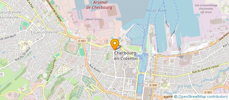 localisation de l'entreprise 790 915 979   CHERBOURG-EN-COTENTIN