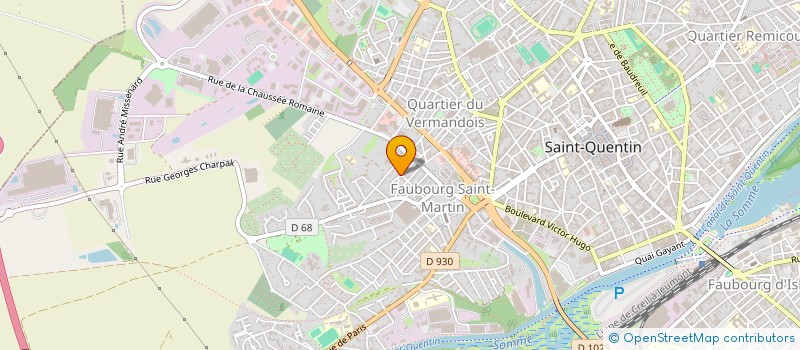 localisation de l'entreprise 790 916 993 à SAINT-QUENTIN