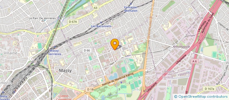 localisation de l'entreprise 790 921 266 à ANTONY