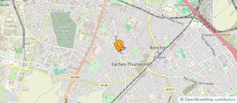 localisation de l'entreprise 790 922 199   FACHES-THUMESNIL