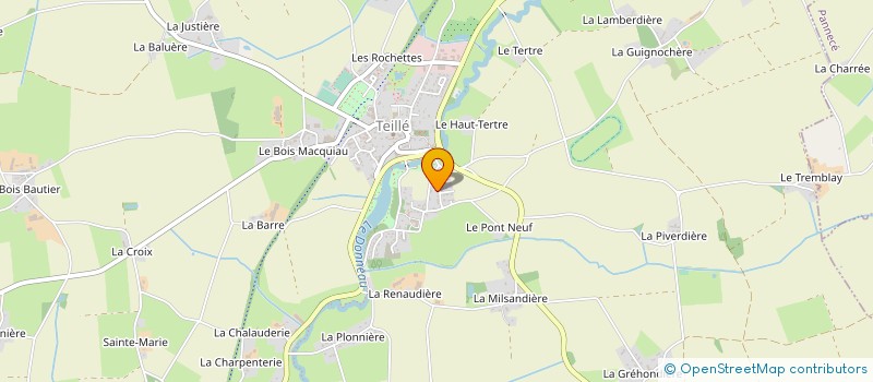 localisation de l'entreprise 790 965 149   TEILLE