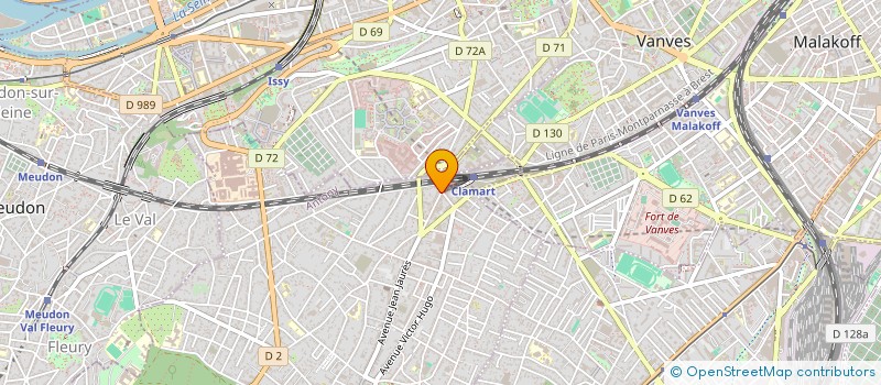 localisation de l'entreprise 791 008 915 à CLAMART