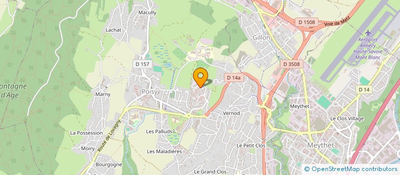 localisation de l'entreprise 791 009 590 à ANNECY