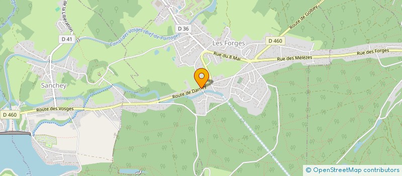 localisation de l'entreprise 791 017 338   LES FORGES