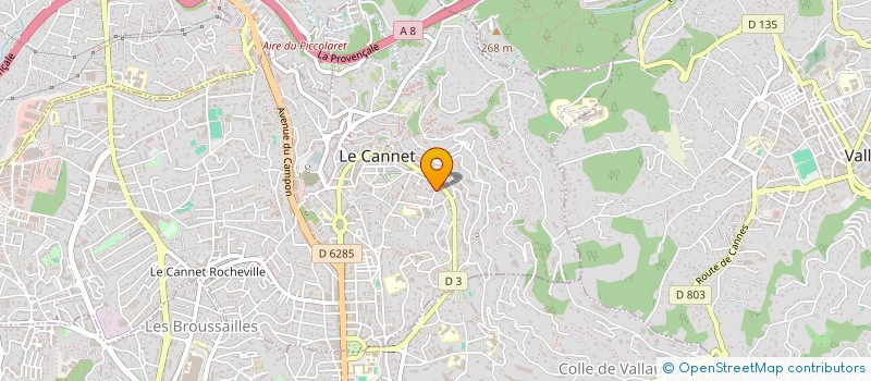localisation de l'entreprise 791 044 209 à LE CANNET