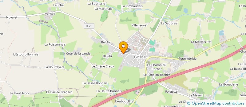 localisation de l'entreprise 791 058 480   THORIGNE-FOUILLARD