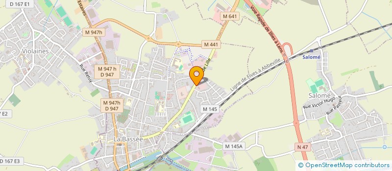 localisation de l'entreprise 791 082 571   LA BASSEE