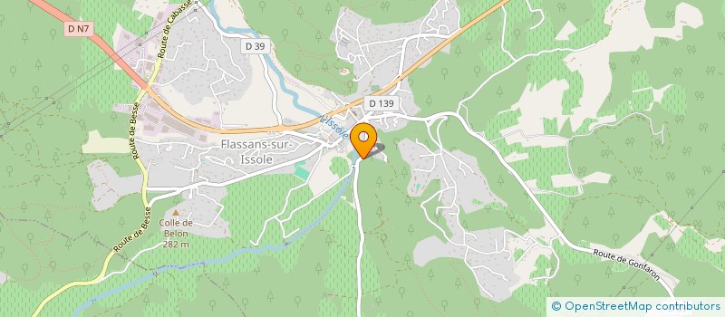 localisation de l'entreprise 791 119 100   FLASSANS-SUR-ISSOLE