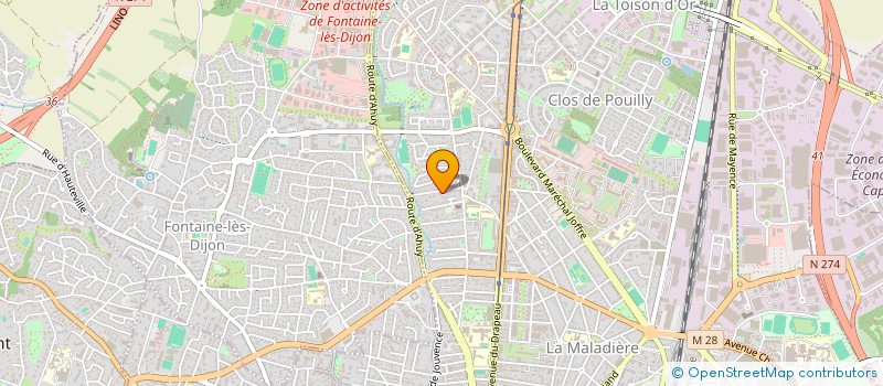 localisation de l'entreprise 791 122 211   DIJON