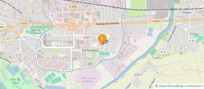 localisation de l'entreprise 791 134 158 à MEAUX
