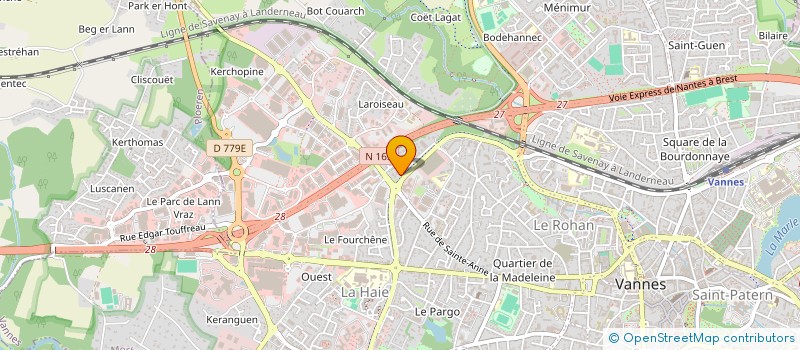 localisation de l'entreprise 791 146 814  à VANNES