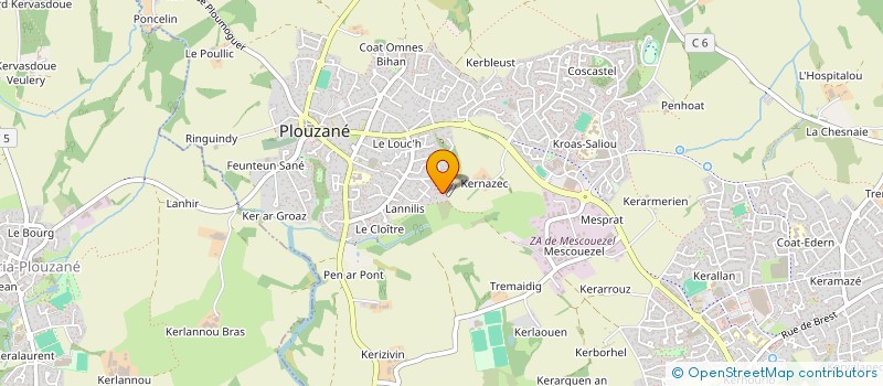 localisation de l'entreprise 791 169 329 à PLOUZANE