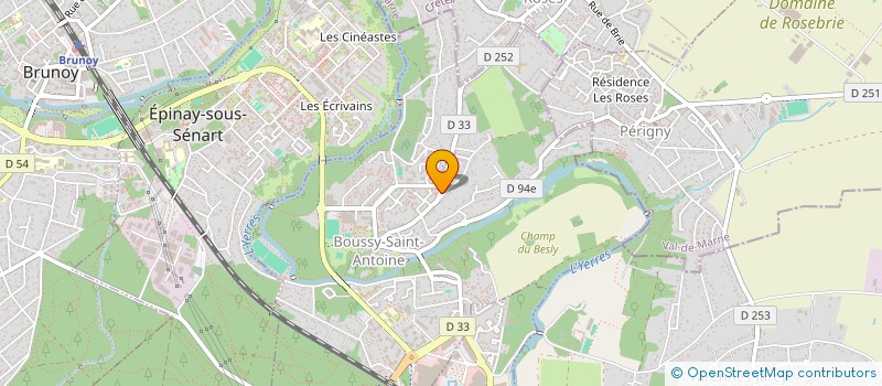 localisation de l'entreprise 791 221 922   BOUSSY-SAINT-ANTOINE