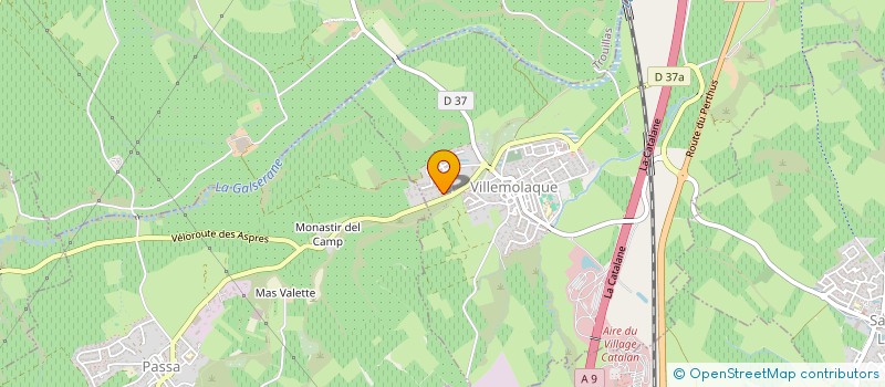 localisation de l'entreprise 791 245 665   VILLEMOLAQUE