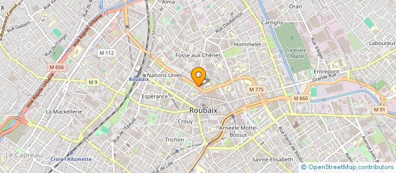 localisation de l'entreprise 791 248 420   ROUBAIX