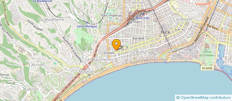 localisation de l'entreprise 791 253 230 à NICE
